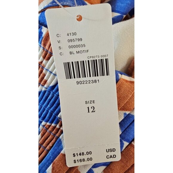 Anthropologie Maeve Womens 12 The‎ Ophelia Sleeveless Linen Slim Mini Dress NWT - Picture 15 of 15